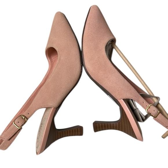 Clark’s shoes ,women NEW,Kataleyna step,peach suede,sling back leather pumps - Picture 10 of 15